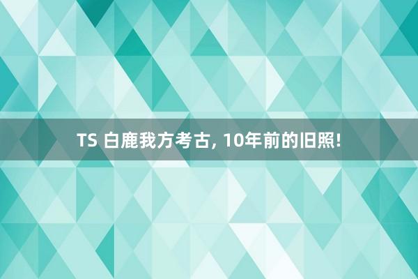 TS 白鹿我方考古， 10年前的旧照!