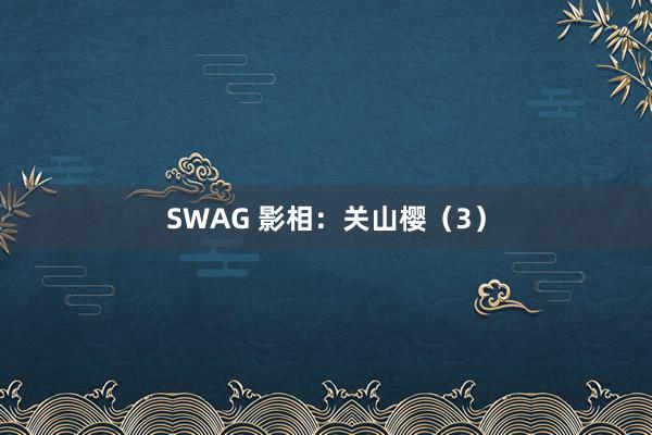 SWAG 影相：关山樱（3）